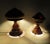 Vintage Art Deco Wooden Mushroom Table Lamps, Set of 2 For Sale - Image 3 of 18