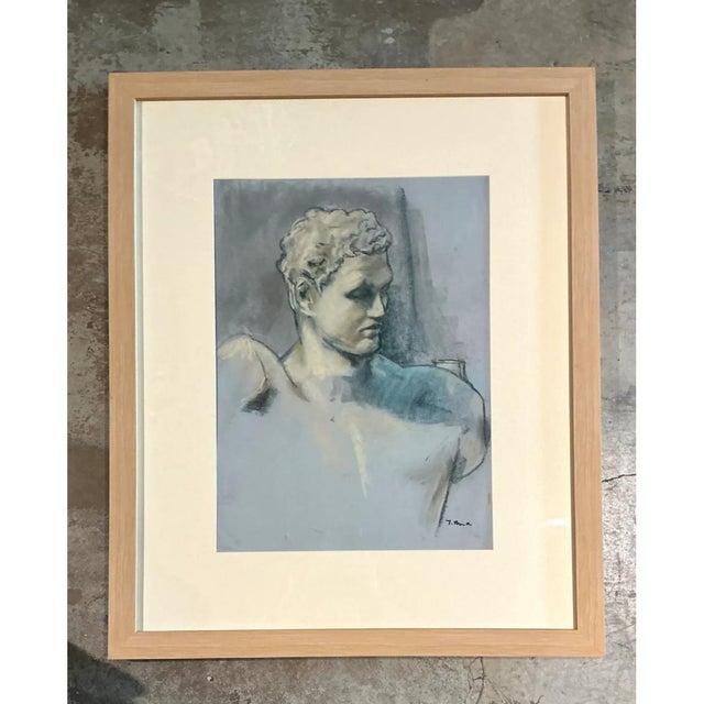 This elegantly executed 20th-century study of a classical bust beautifully bridges the gap between antiquity and Mid-...