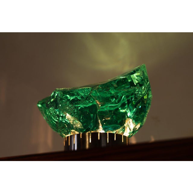 Max Ingrand Table Lamp attributed to Max Ingrand for Saint Gobain, France, 1960 For Sale - Image 4 of 18