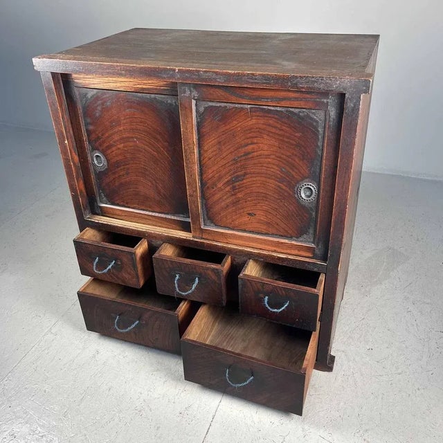 Antique Japanese Meiji Era Cabinet For Sale - Image 5 of 10