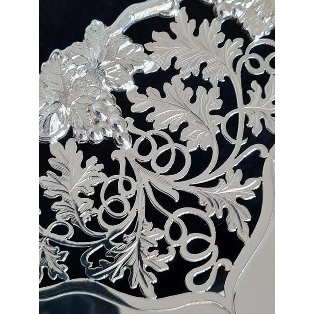 Mid-Century Sterling Silver Cake Stand from Frank Cobb & Co, Sheffield, 1974 For Sale - Image 7 of 13