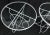 Pair of Midcentury Ice Cream Style Round Folding Cafe Tables Glass Tops For Sale - Image 6 of 11