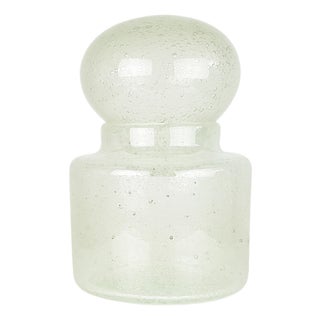 Large Clear Murano Glass Bottle from Barovier & Toso, 1960s For Sale