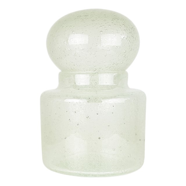 Large Clear Murano Glass Bottle from Barovier & Toso, 1960s For Sale