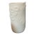 1960s A. K. Kaiser Manfred Frey White Bisque Porcelain Floral Relief Vase - Model 746 For Sale