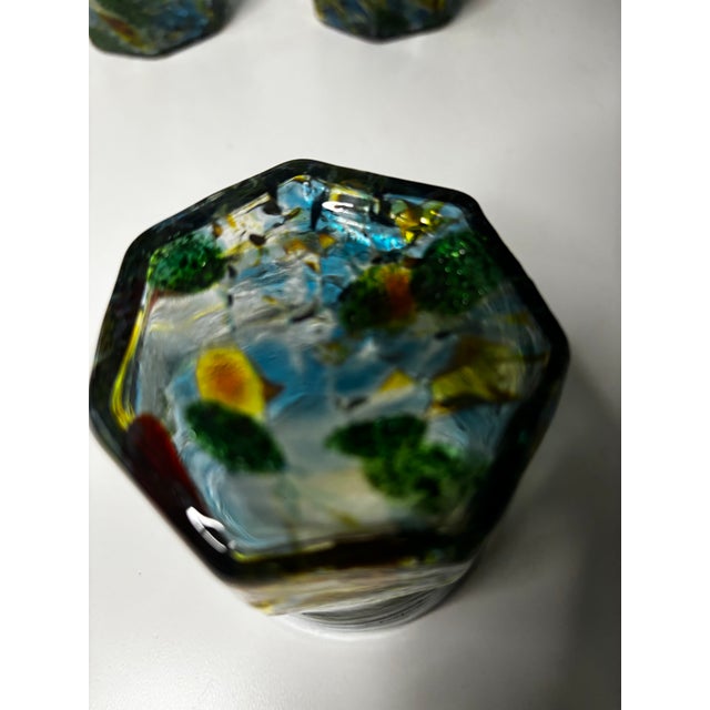 Glass Mid 20th Century Murano Goti Glasses Set of 6 For Sale - Image 7 of 7