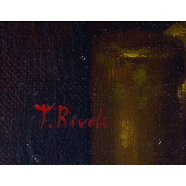 Tommaso Rivoli, Soup, 1990s, Oil Painting on Canvas, Framed For Sale - Image 6 of 11