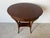 1900 - 1909 Vintage Italian Walnut Oval Side Table / Nightstand With Drawer For Sale - Image 5 of 12