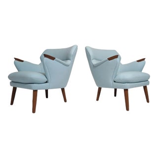 Kurt Olsen for Andersen & Bohm Mid-Century Danish Lounge Chairs- Set of 2 For Sale