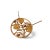 14K Yellow Gold Diamond Topaz Smokey Quartz Leaf Pendant. This elegant pendant features four hand-carved natural topaz...