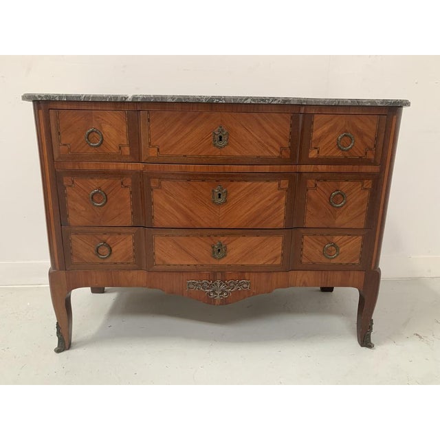 Chest of Drawers in Mahogany and Rosewood For Sale - Image 5 of 11