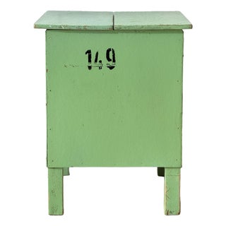 Industrial Green Storage Table, 1960 For Sale