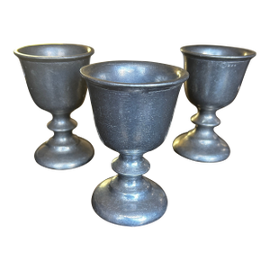 Vintage William Armetale Pewter Goblets