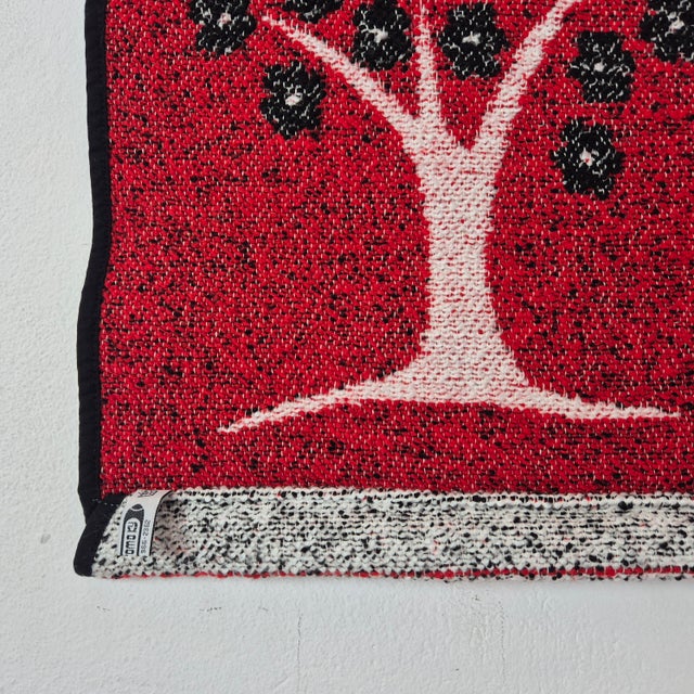 Handwoven Wool Wall Tapestry by Finnvilla Oy, Finland, 1990s For Sale - Image 4 of 8