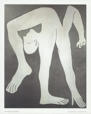 1991 Pablo Picasso 'L'Acrobate' Offset Lithograph