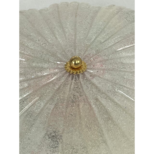 Large Venetian 2-Light Murano Glass Ceiling Light, 1980s For Sale - Image 9 of 11