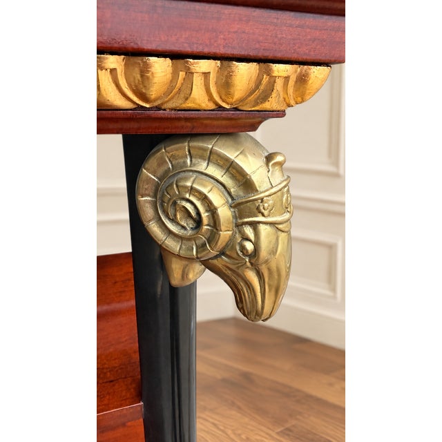 Wood Striking Neoclassical Étagère by John Widdicomb, Model Jw-1732, Dating to 2007. For Sale - Image 7 of 14