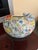 Ceramic Vintage Chinese Porcelain Dragon Bowl Famille Rose Floral Jardiniere For Sale - Image 7 of 9