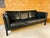 1970s Mid-Century Danish 3-Seater Black Leather Sofa from Mogens Hansen For Sale - Image 5 of 9