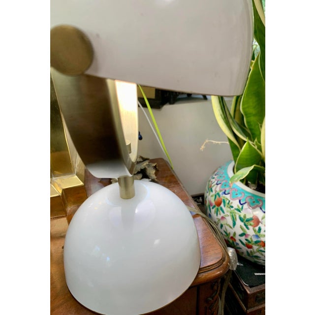 Futuristic Enamel/ Bronze Finish Table Lamp For Sale In New York - Image 6 of 9