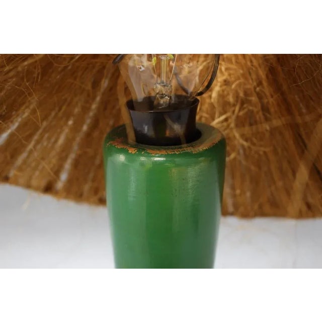 Wood Mid-Century Modern Table Lamp, Czechoslovakia, 1950s For Sale - Image 7 of 11