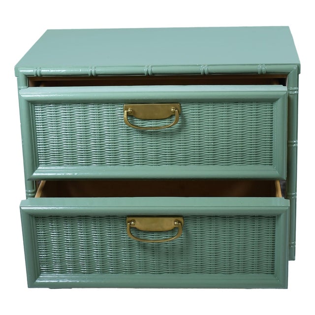 Single Green Nightstand For Sale