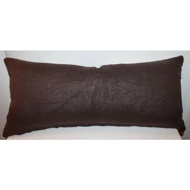 Rustic 1940s Early Hand Weaving Eye Dazzler Pillow For Sale - Image 3 of 4