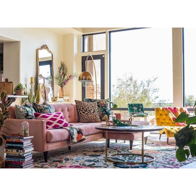 Brick Red Custom Made Old Turkish Tribal Kilim Pillow Cover 24" by 24" For Sale - Image 8 of 10