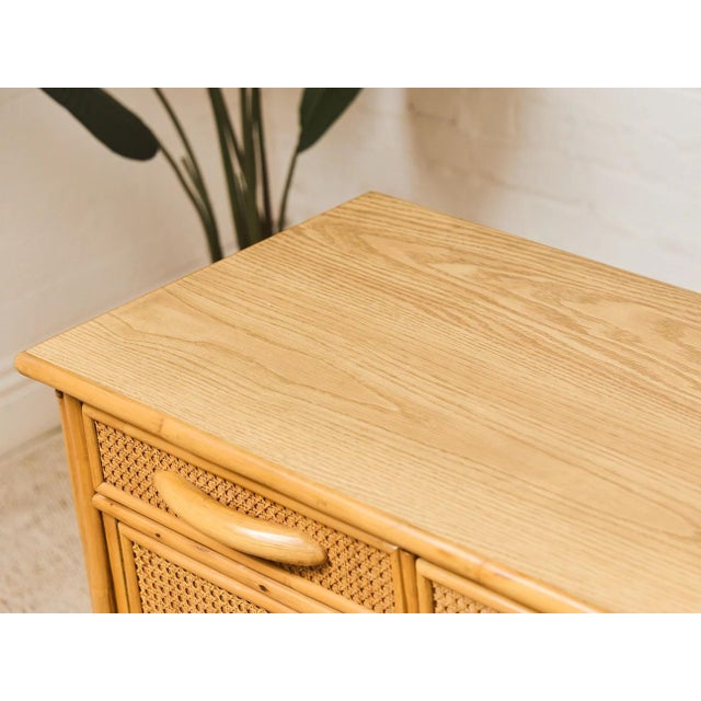 Bamboo Vintage Credenza For Sale In Los Angeles - Image 6 of 9