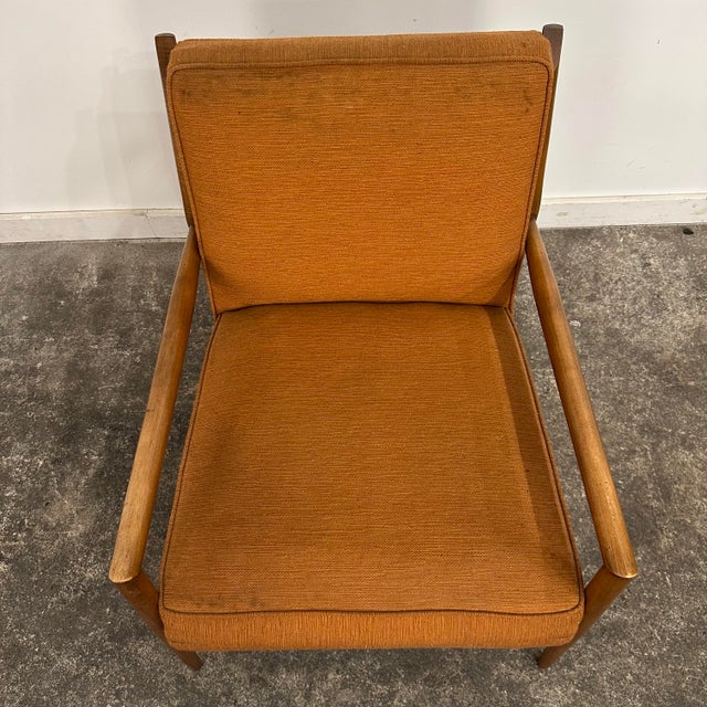 Orange Rare Mid Century Modern Paul McCobb Lounge Chair For Sale - Image 8 of 11