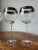 Mid-Century Modern Dorothy Thorpe Style Platinum Color Rim Crystal Balloon Wine Glasses- Set of 4 For Sale - Image 3 of 7