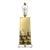 1970s Pierre Cardin Style Brass and Lucite Table Lamp For Sale