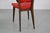 Kitchen Chair with Red Synthetic Leather Cover, 1960s For Sale - Image 13 of 18