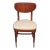 1950s Modern Oak Occasional Accent/ Side Chair For Sale