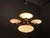 Art Deco Czechoslovak Chandelier in Walnut Chrome and Glass, 1940s For Sale - Image 11 of 13