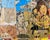 Mike Falcon, Large Mike Falcon Torn Paper Collage Painting Assemblage Pop Art Decollage For Sale In Miami - Image 6 of 18