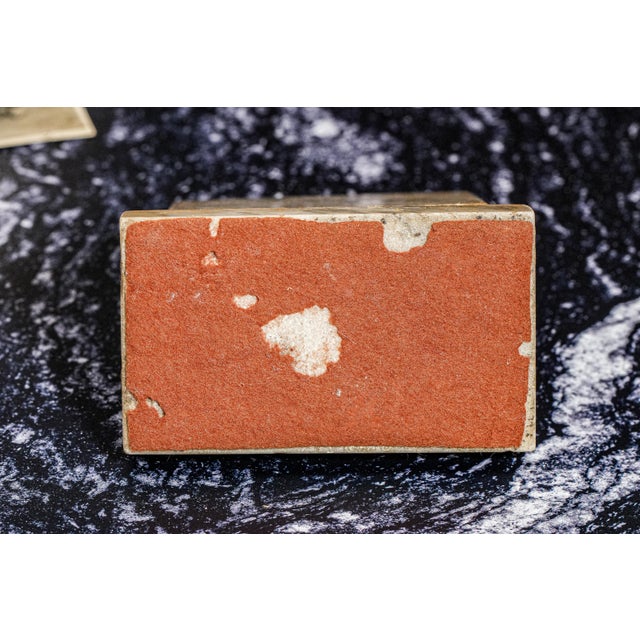 Fascinating Royal Air Force Raf World War II Antique Marble Desk Pen Stand For Sale - Image 11 of 11