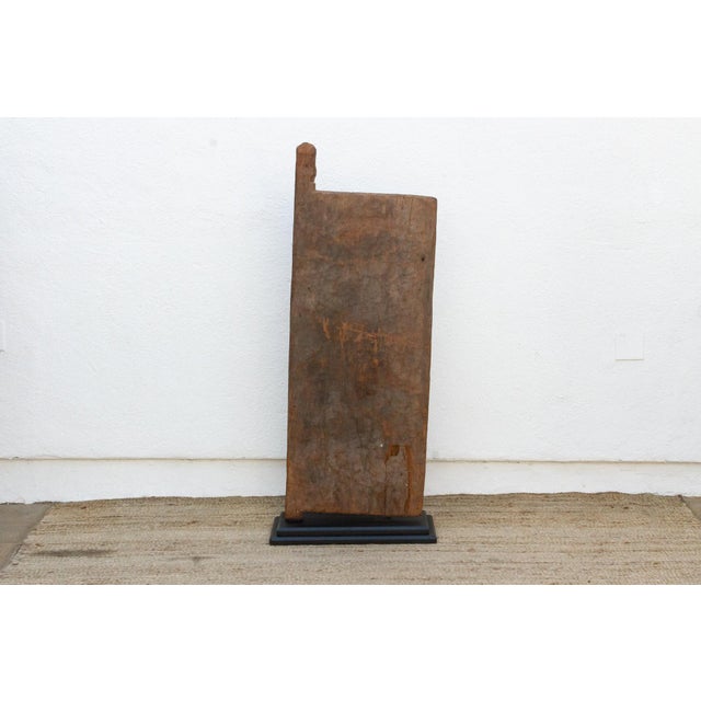 Early 20th Century Early 20th Century Bwa Diamond Relief Carved Door For Sale - Image 5 of 7