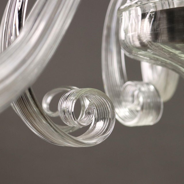 Venetian Chandelier in Murano Glass For Sale - Image 7 of 10