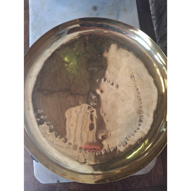 Gold 19th Century Napoleon III Trade Scale in Brass and Marble For Sale - Image 8 of 11