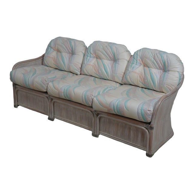 Henry Link Modern Design Bamboo Form Sofa For Sale