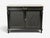 Black Hollywood Regency Style, Buffets, Black Painted Wood, Marble, France, 1940s For Sale - Image 8 of 18
