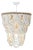Regina Andrew Lorelei Wood Bead Chandelier, White For Sale
