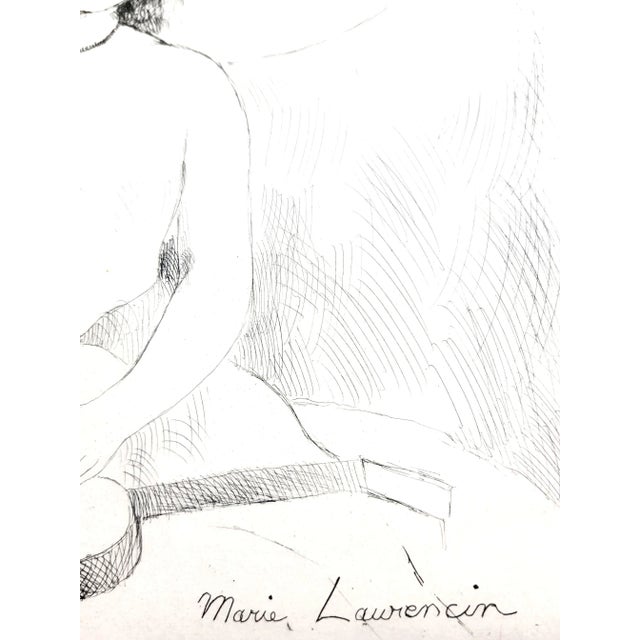 Marie Laurencin - Woman Angel - Original Etching 1946 For Sale - Image 3 of 9
