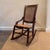 Victorian Last Call! Vintage Victorian Mahogany and Cane Rocking Chair For Sale - Image 3 of 10