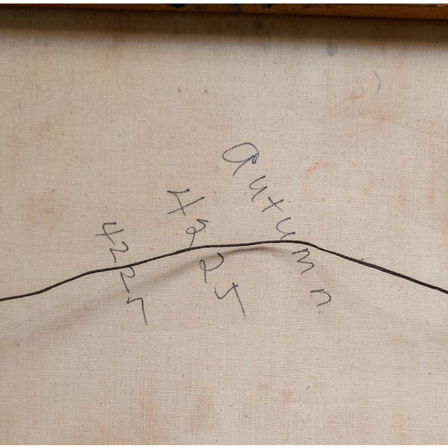 Mid-Century Modern Abstract Expressionist Bright Neon Pastel Landscape Painting For Sale - Image 11 of 11