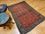 Vintage Malayer Rug, All Over Geometric Pattern, Handwoven Rust Red & Blue, 4’ X 6’ For Sale - Image 4 of 12