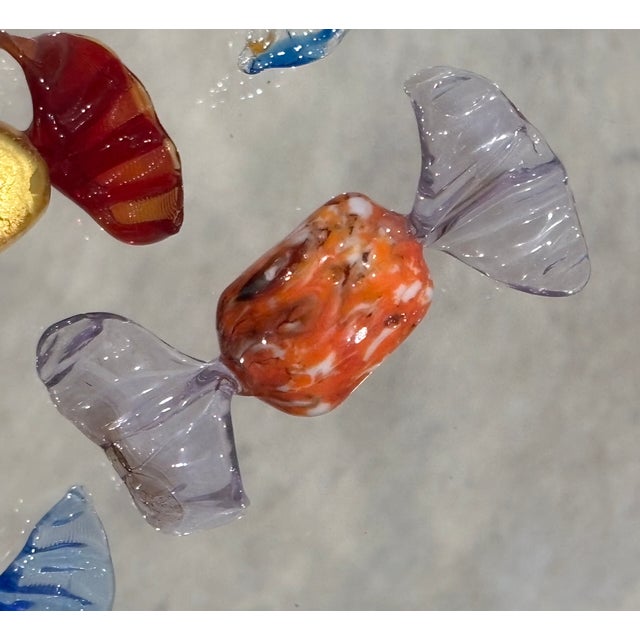 Vintage Murano Style Blown Glass Candies, Set of 5 For Sale - Image 9 of 15