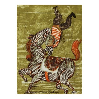 Graciela Boulanger Original Lithograph 1973 Untitled 2 For Sale