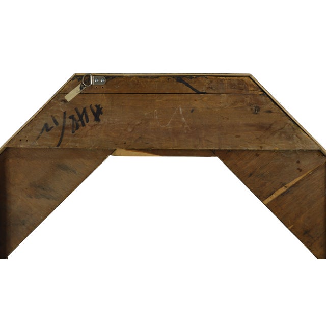 Antique Dutch Ripple Old Master Octagonal Mirror / Painting Frame For Sale - Image 4 of 5